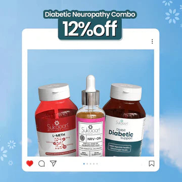 Diabetic Neuropathy Combo ( L METH / NRV ON 30ml / Diabit 60 Capsules)