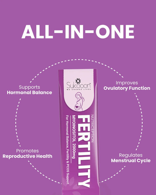 NUTRICEPTION FERTILITY (Myoinositol 2000 mg) Sachet by Sukooon 10's