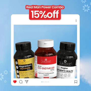 Real Man Power Combo ( Magnesium Glycinate / AQ10 / Nugizer )