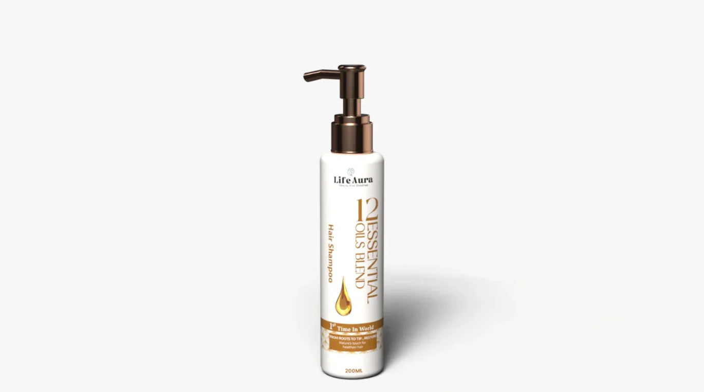 12 Essential Oils Blend Hair Shampoo
