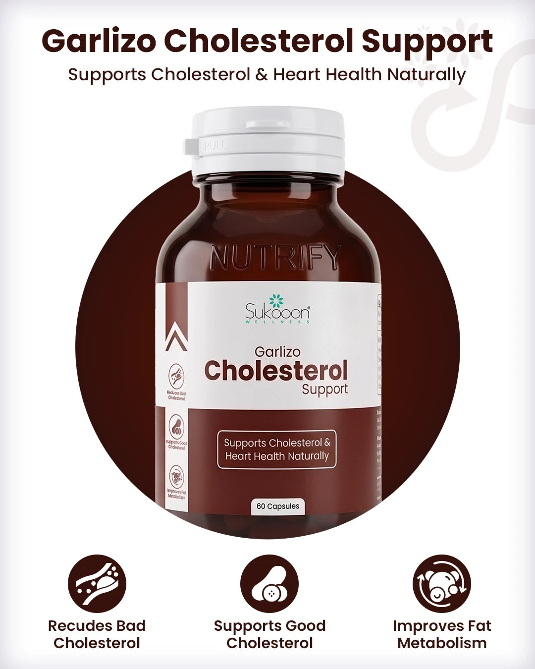 Garlizo – Cholesterol & Heart Health Support