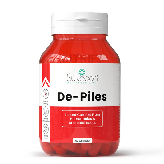 De-Piles Capsules | For Hemorrhoids & Anorectal Issues