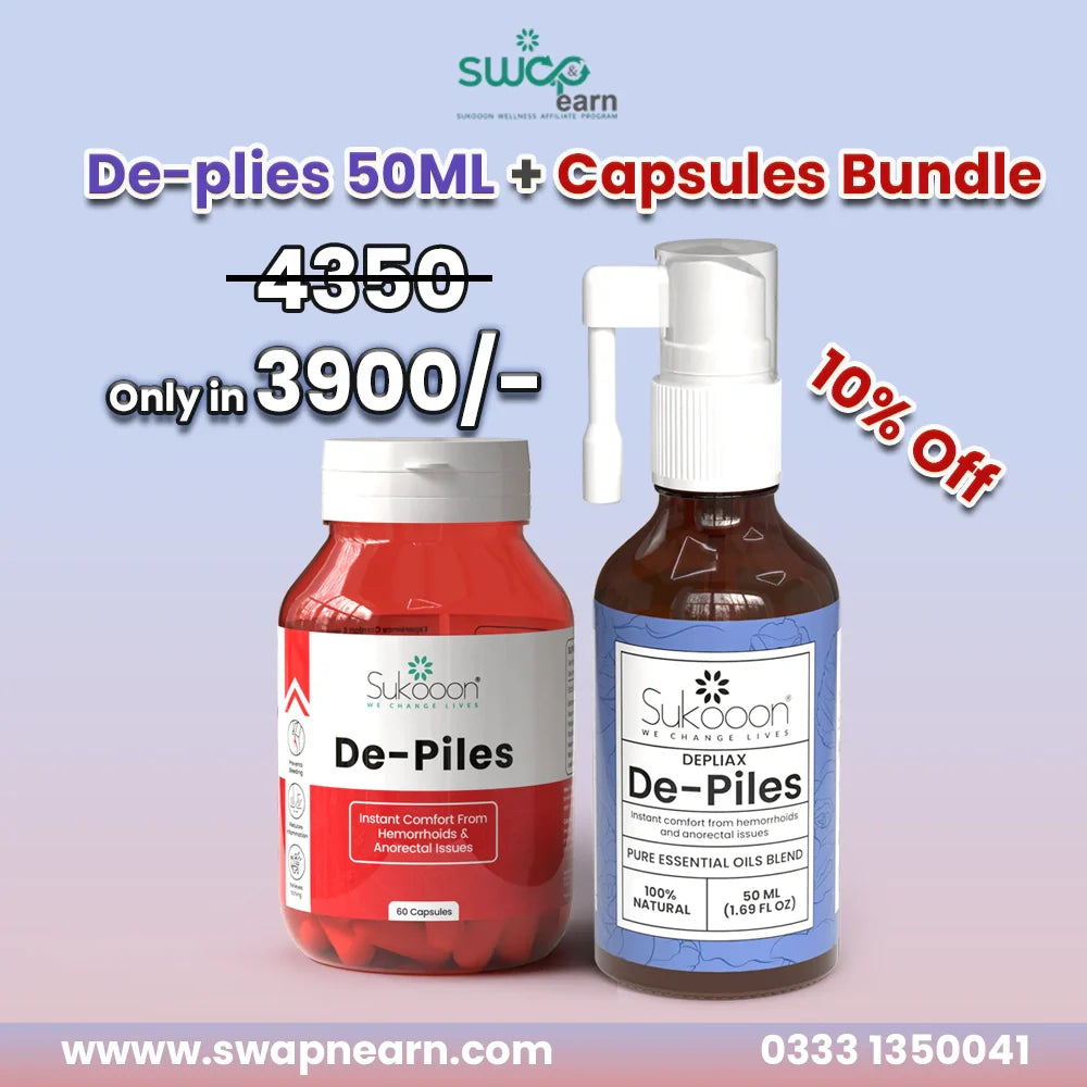 De-Piles Oil | Essential Oil Blend For Hemmorhoids