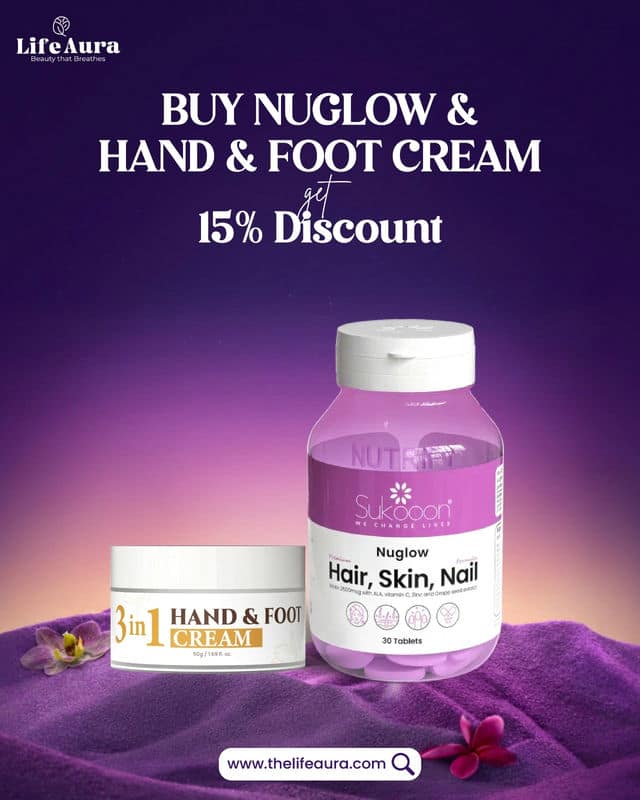 Skin Care Bundle-3 (Hand & Foot + Nuglow)
