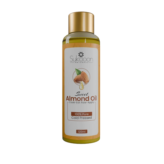 Sweet Almond Oil | 120ml 100% Pure Cold Pressed Oil