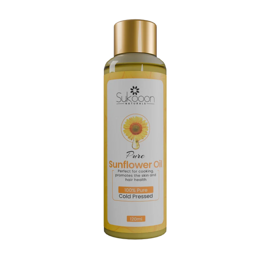 Sunflower Oil | 120ml 100% Pure Cold Pressed Oil
